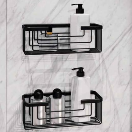 Ραφιέρα μπάνιου Wire Matt black 2419-14 Gedy